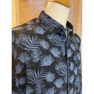 NAT NAST Luxury Originals Silk Camp Bowling Shirt Men Large‎ Retro Rockabilly